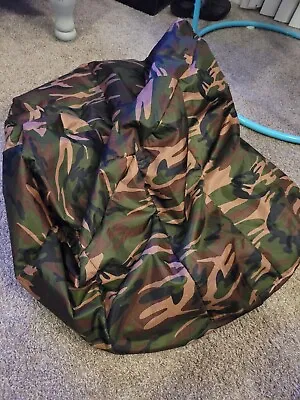 $30 • Buy Big Joe Milano Bean Bag Chair Camo Camouflage USED