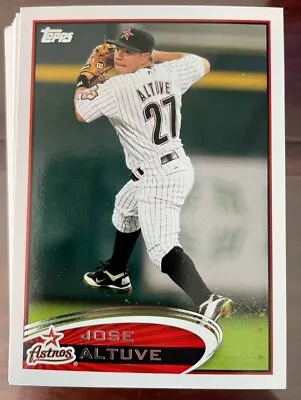 2012 Topps Baseball Card Singles(#1-225) U Pick! 25 Cent Shipping! Discounts! • $1.19