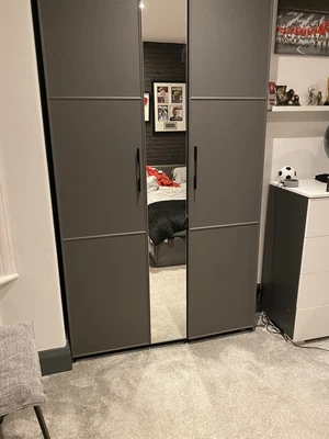 £0.99 • Buy IKEA Pax, Tall Wardrobe Doors, Grey  X2￼