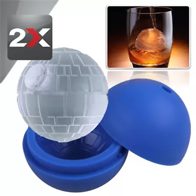 Star Maker Cube Whisky Mold Ball Silicone Ice Cube Silicone Ice Tray Wars 6cm • £4.97