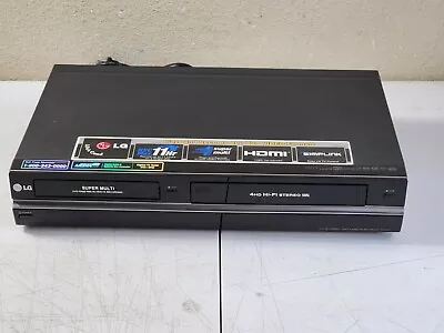 LG RC797T DVD Recorder VCR Combo Player HDMI - No Remote - FOR PARTS (AS IS) • $29.99