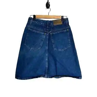 Vintage 80s Marithe Francois Girbaud The Stone Washed Denim Skirt • $80