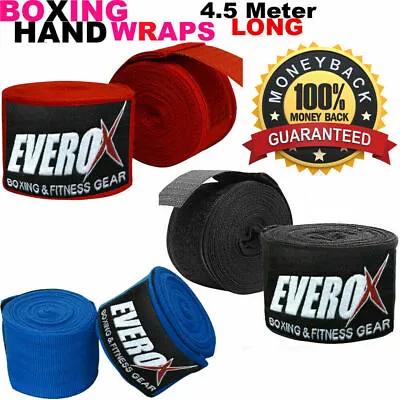 Everox Hand Wraps Boxing Wrist Bandages Fist Inner Gloves MMA Maxican Muay Thai  • $7.99