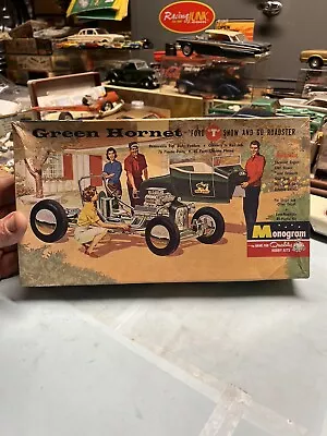 Vintage Car Model Kit Original Inbox 1960 Monogram Green Hornet ￼ • $45