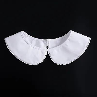 Women Lace False Collar Detachable Collar Lapel Choker Necklace Shirt Accessory • £6.31