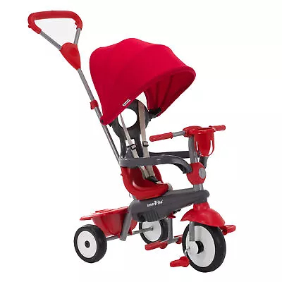SmarTrike 4 In 1 Multi-Stage Toddler Tricycle W/Folding Canopy Red (Open Box) • $60.45