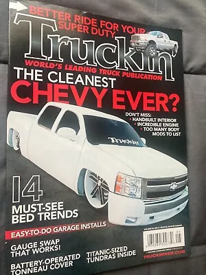 Truckin Magazine Volume 36 NO. 5 Lowered Chevy Silverado On Cover Page • $13.42