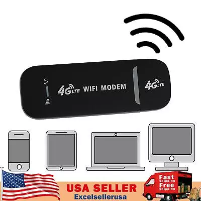 Unlocked 4G LTE Modem Wireless Router USB Dongle Mobile Broadband WIFI SIM Card • $17.89