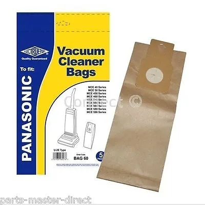 Panasonic MCUG304 U-2E U20E U20AB Upright Vacuum Hoover Dust Bags 5 Pack • £5.99