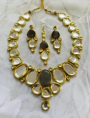 Bollywood Kundan Jewelry Set Pack Of 2 • $85