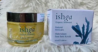 Ishga Organic Seaweed Hebridean Sea Salt Scrub 50ml • £18