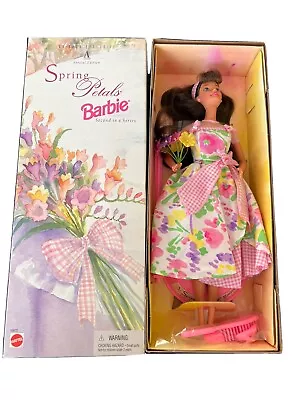 Mattel Barbie  An Avon Exclusive  Special Edition Spring Petals Brunette 2nd • $13