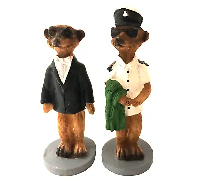 Meerkat Resin Figures / Cruise Meerkats (8cm Approx) • £8.99