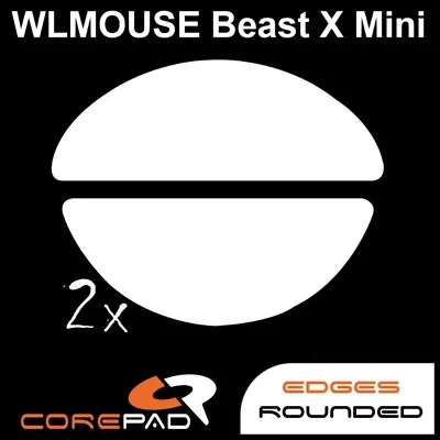 Corepad Skatez WLmouse BEAST X Mini Wireless Replacement Mouse Feet Teflon • $12.99