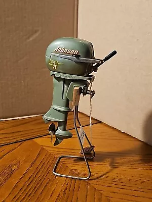 RARE Vintage 1954 K&O Johnson 25 Toy Battery Powered Outboard Motor Sea Horse • $399