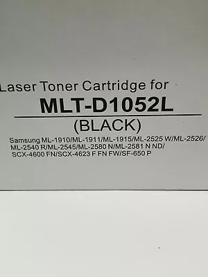 £10.99 • Buy Samsung Compatible Laser Toner Black MLT-D1052L - ML-1910 ML-2540 SCX-4600 NEW,.