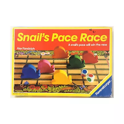 Ravensburger Boardgame Snail's Pace Race (1991 Ed) Box VG • £26.60