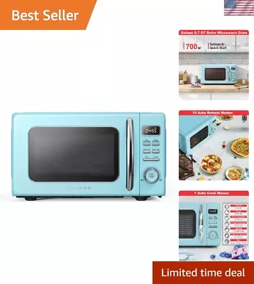 Retro Countertop Microwave Oven - Auto Cook & Reheat Defrost Easy Clean 0.... • $106.94