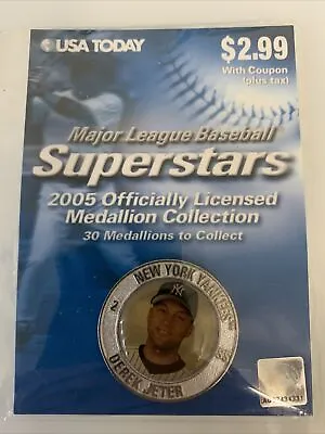 $9.99 • Buy 2005 Usa Today Mlb New York Yankees Derek Jeter Medallion Coin
