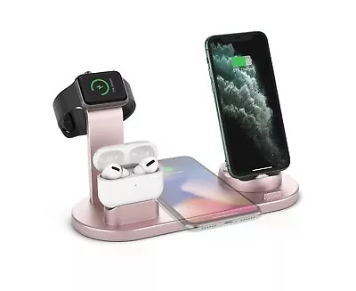 6 In1 Wireless Charger Charging Dock Station For AirPods Android IPhone 14 13 12 • $22.99