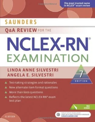 $6.29 • Buy Saunders Q & A Review For The NCLEX-RN® Examination