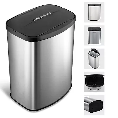 8L Small Narrow Slim Under Kitchen Sink Bins Bedroom Bathroom Smart Waste Bin • £49.95