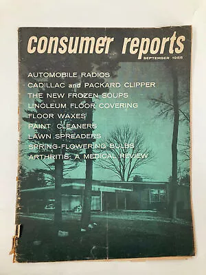 VTG Consumer Reports Magazine September 1955 Linoleum Floor Covering No Label • $13.45