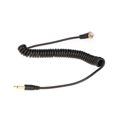£4.20 • Buy 3.5mm Flash Sync Cable +Cord Screw Lock To Male Flash PC For Canon Nikon A1Z5