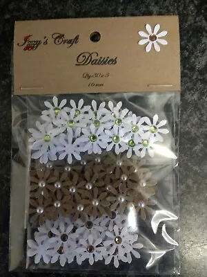 90 PAPER DAISY FLOWER CARD MAKING #27CRAFT Birthday Table Decorations Gift • £1.89