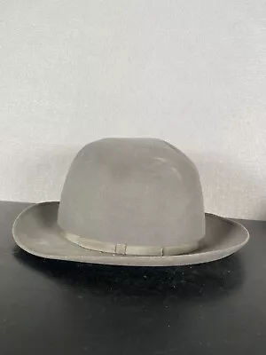 Men's VTG 1950s Beige  Grey Penney's Marathon Fedora Sz 7? 50s Penney's Hat • $42.24