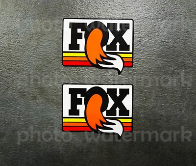 2pc FOX Shocks Shox Stickers Decals Graphics Suspension Dirt Bike Motocross  • $8.99