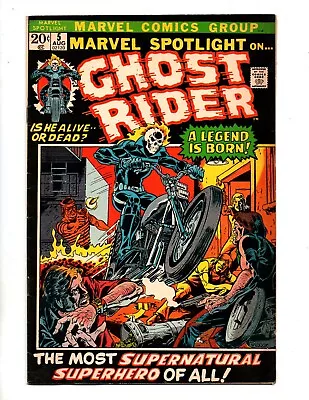 Marvel Spotlight #5  Fn+ 6.5   Origin And 1st App. Ghost Rider  • $1363