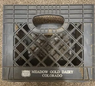 Meadow Gold Dairy Colorado Milk Crate Plastic 11 ×11 ×13  • $9