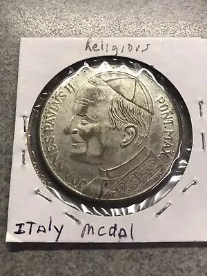 Pope John Paul Joannes Pavlvs II PONT MAX Italy Vatican Coin Token Souvenir • $6