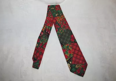 Vera Bradley Necktie In Holiday Print 3 5/8  X 57  Christmas Men's Neck Tie • $10