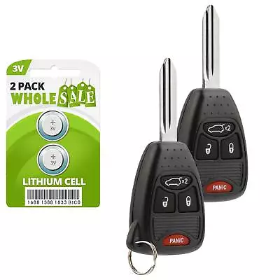 2 Replacement For 2006 2007 Dodge Charger Magnum Key Fob Remote • $15.45