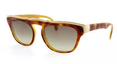 Vintage KARL LAGERFELD 4603 52mm Brown Tortoise Gold Sunglasses France • $119.90