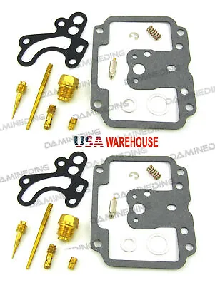 2 X Full Carburetor Rebuild Carb Repair Kit KZ 750 T/B Twin (1976-1979) US • $21