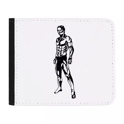 'Muscular Figure In Side Stance' Wallet (WL00023203) • £10.99