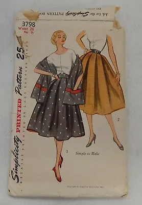 Simplicity Printed Pattern #3798 Vintage • $9.99