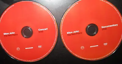 The Red Piano (Elton John) BOTH GOOD/LIKE NEW DVD DISCS ONLY: No CDs/case/artwor • $4.35