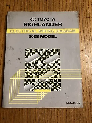 Toyota Highlander 2008 OEM Tune-up Shop Service Repair Manual Wiring Diagrams AC • $29.99