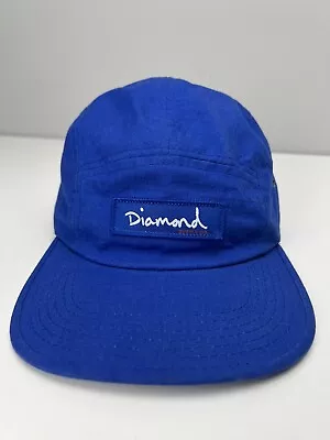 Diamond Supply 5 Panel Hat Cap Blue Lightweight Skateboarding Adjustable • $15