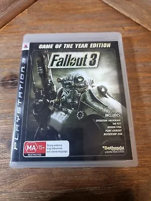 Fallout Game Of The Year GOTY Edition PS3 PlayStation 3 • $20