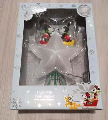 Disney Mickey And Minnie Mouse Light-Up Tree Topper 2021 Christmas Used Once • $25