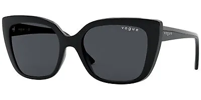 Vogue Women's Black Square Cat Eye Sunglasses - VO5337SF W4487 54 • $39.99