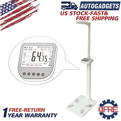 Professional Digital Scales Capacity Display Weight Height Obesity Value BMI • $199.99