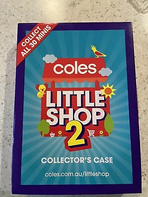 Coles Little Shop 2 Mini Collector's Case Box And Full Set Of Minis. Brand New • $30