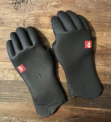 Quiksilver 5mm Wetsuit Gloves Surfing Diving Men’s Size Large • $20