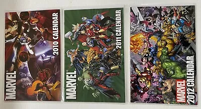 Marvel Calendar Lot 3 Different Books (Conditions Vary) (2010 + 2011 + 2012) • $12